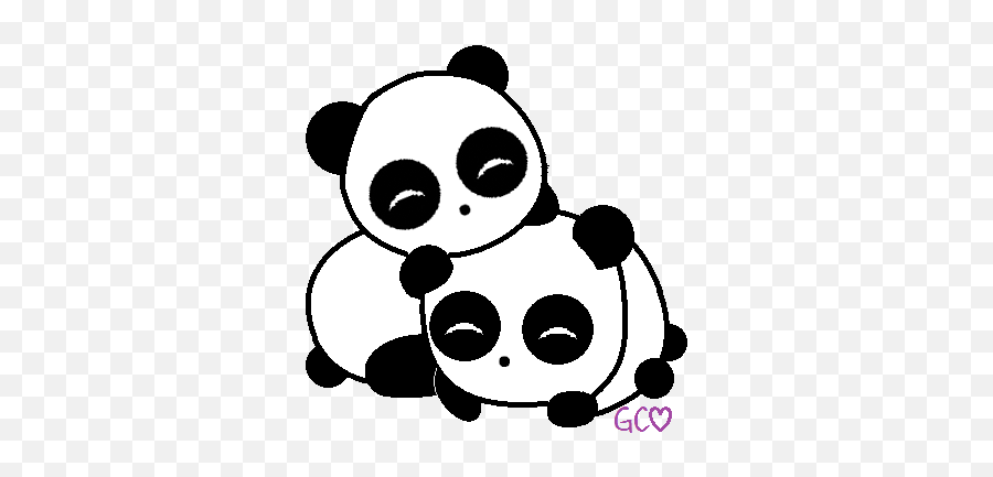 Download Hd Chibi Pandas By Trollan - Gurl22 On Clipart Emoji,Cute Panda Clipart