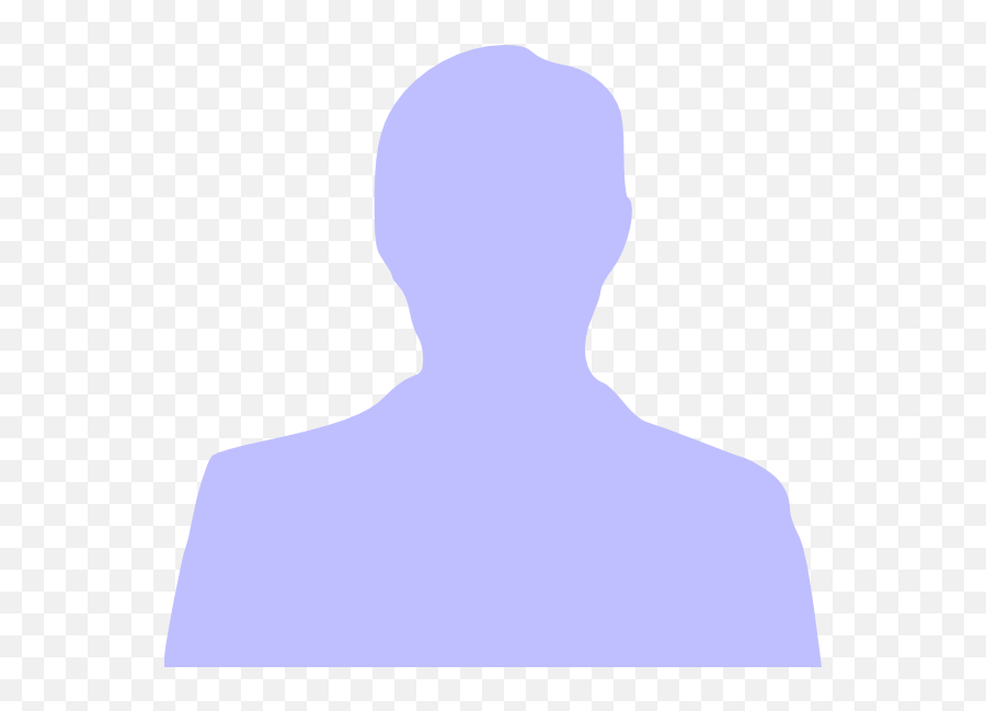 Blue Silhouette Man Clip Art At Clkercom - Vector Clip Art Emoji,Man Silhouette Clipart