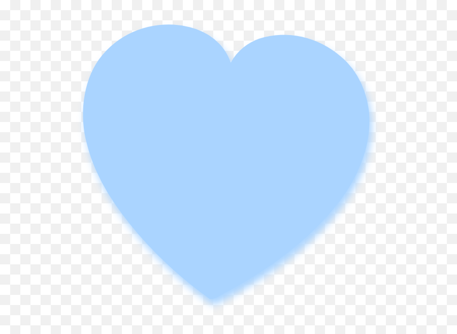 Download Hd Light Blue Heart Svg Clip Arts 600 X 576 Px Emoji,Blue Heart Transparent Background
