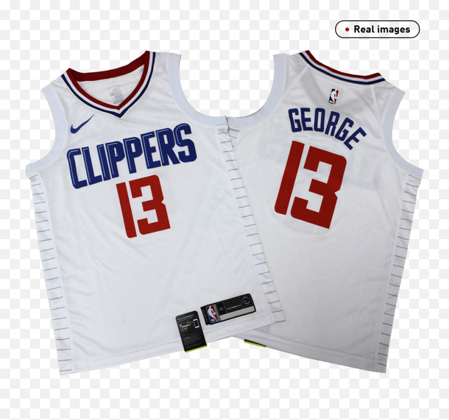 Los Angeles Clippers Paul George 13 Nike White 201920 Emoji,Los Angeles Clippers Logo Png