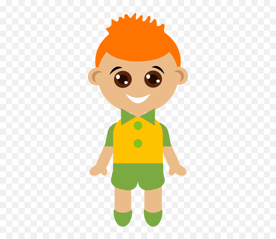 Little Boy Clipart Free Svg File - Fictional Character Emoji,Boy Clipart