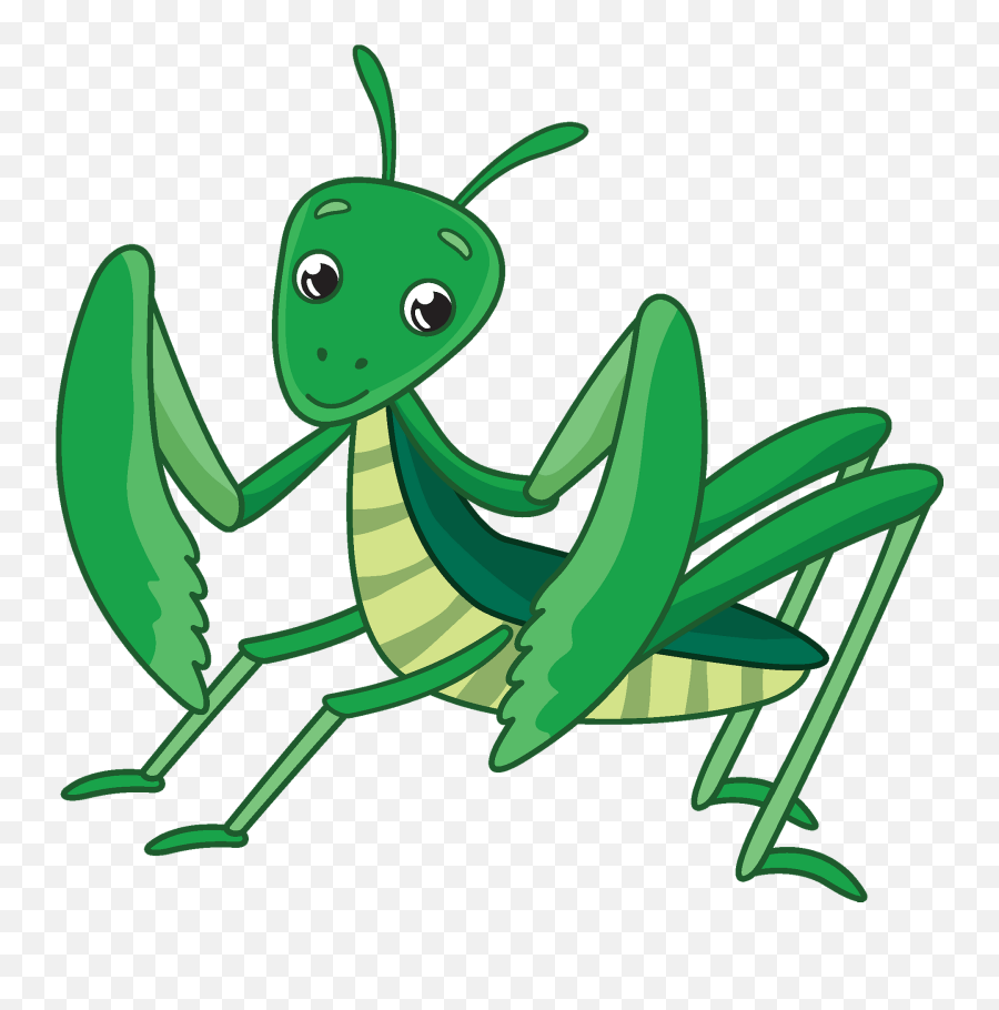 Mantis Clipart - Parasitism Emoji,Grasshopper Clipart