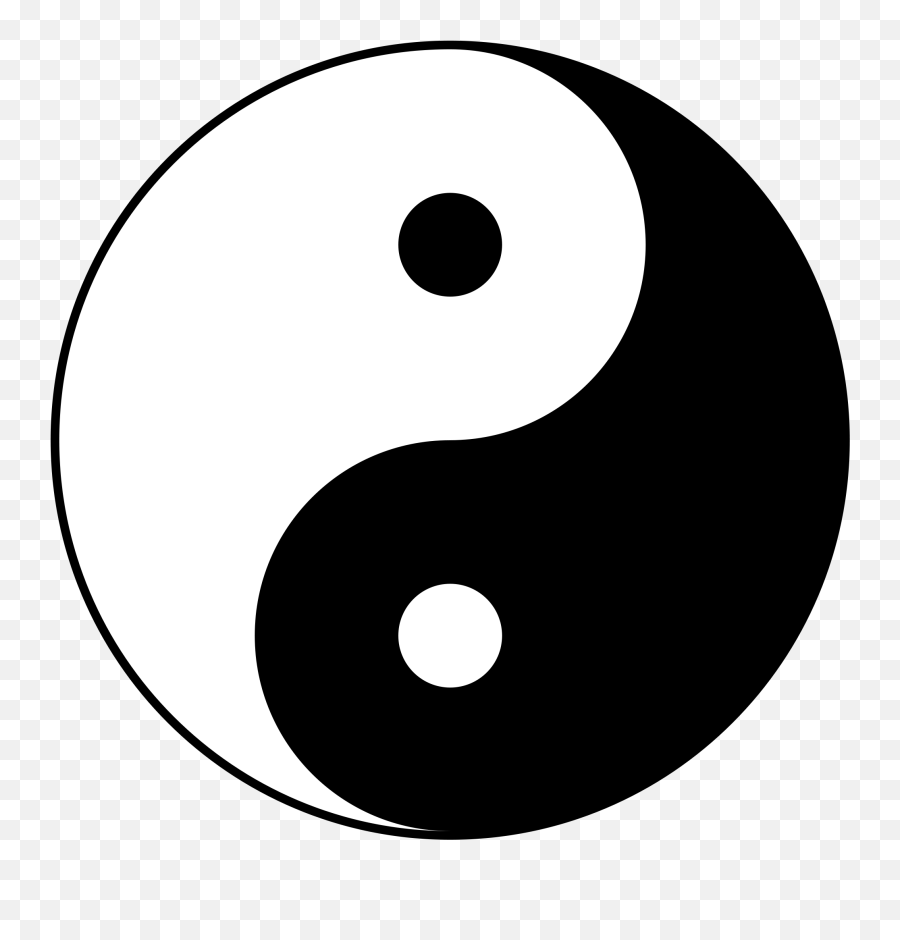 Black White Sticker Tumblr Aesthetic Png Aesthetic - Simbolo Yin And Yang Emoji,Aesthetic Png