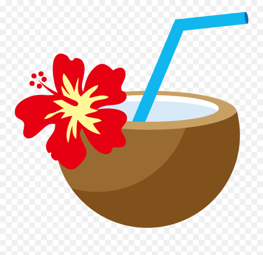 Luau Clipart June Tropical - Luau Hawaiian Clipart Emoji,Tropical Clipart