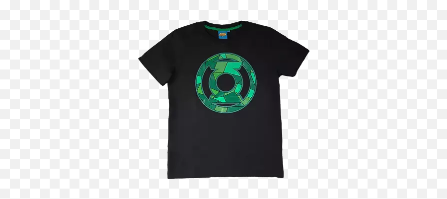 Justice League Green Lantern Kid Graphic Logo T - Shirt Short Sleeve Emoji,Green Lantern Logo