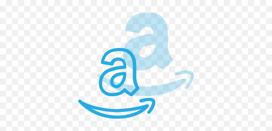 Amazon Logo Media Social Icon - Icon Blue Amazon Logo Emoji,Amazon Logo