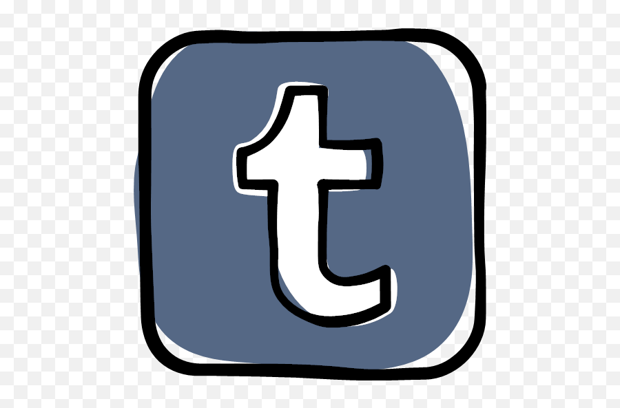 Social Media Tumblr Web Icon Emoji,Tumblr Logo