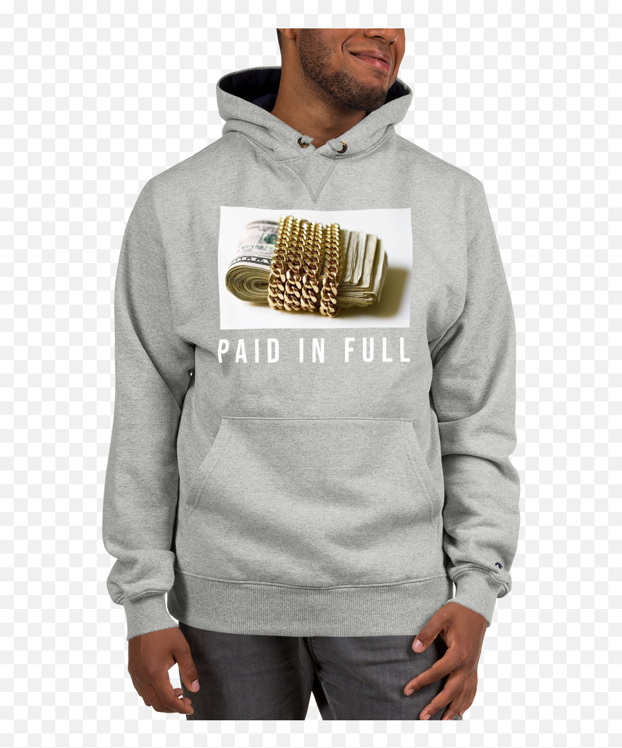 Paid In Full Champion Hoodie Cocaine Emoji,Paid In Full Png