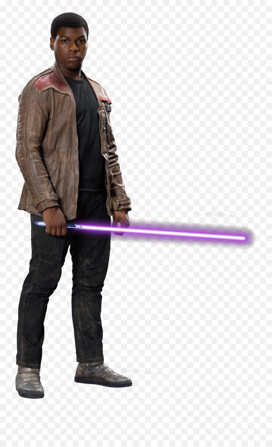 Luke Png - Finn Star Wars Render Emoji,Lightsaber Png