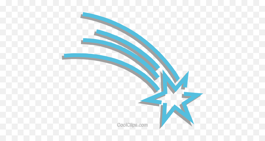 Shooting Star Royalty Free Vector Clip Art Illustration - Vetores Estrela Cadente Png Emoji,Shooting Star Clipart