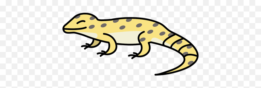 Color Stroke Simple Leopard Gecko Transparent Png U0026 Svg Vector Emoji,Leopard Gecko Png