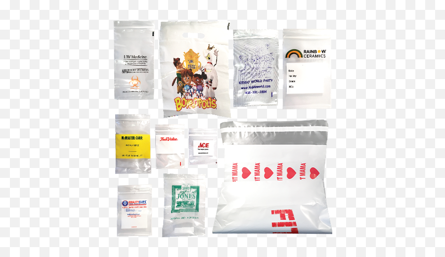 Custom Printed Ziplock Bags U0026 Poly Mailers Royalbagcom Emoji,Clever Container Logo