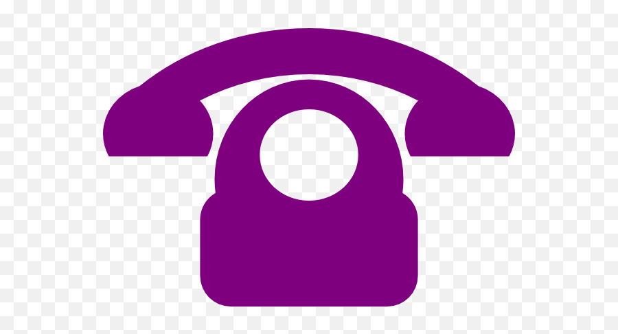Purple Phone Icon Clip Art At Clkercom - Vector Clip Art Telephone Icon Purple Emoji,Phone Icon Png