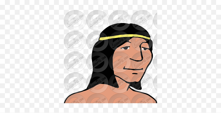 Native American Picture For Classroom Therapy Use - Great For Adult Emoji,Native American Clipart