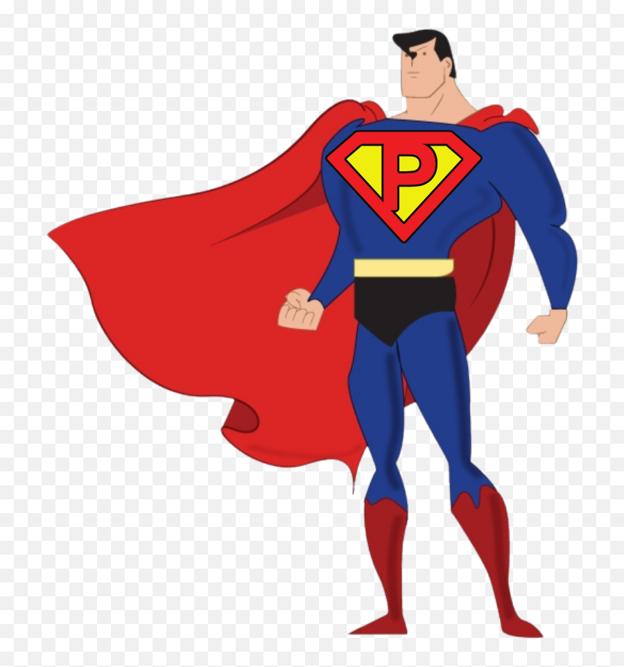 13 Superman Vector Art Images - Dc Comics Superman Logo And Full Body Superman Cartoon Drawing Emoji,Superman Logo Outline
