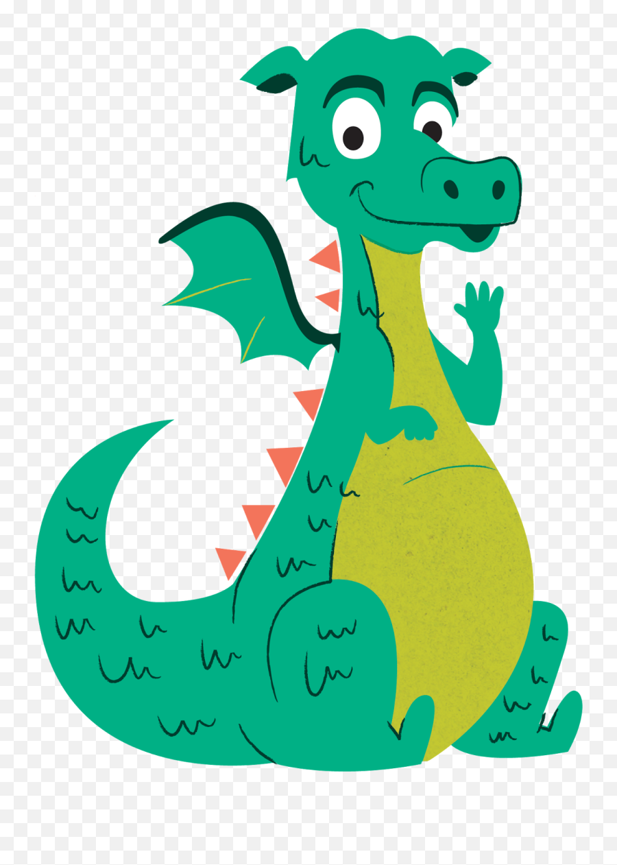Dragon Clipart Childrens Dragon - Kids Dragons Emoji,Dragon Clipart