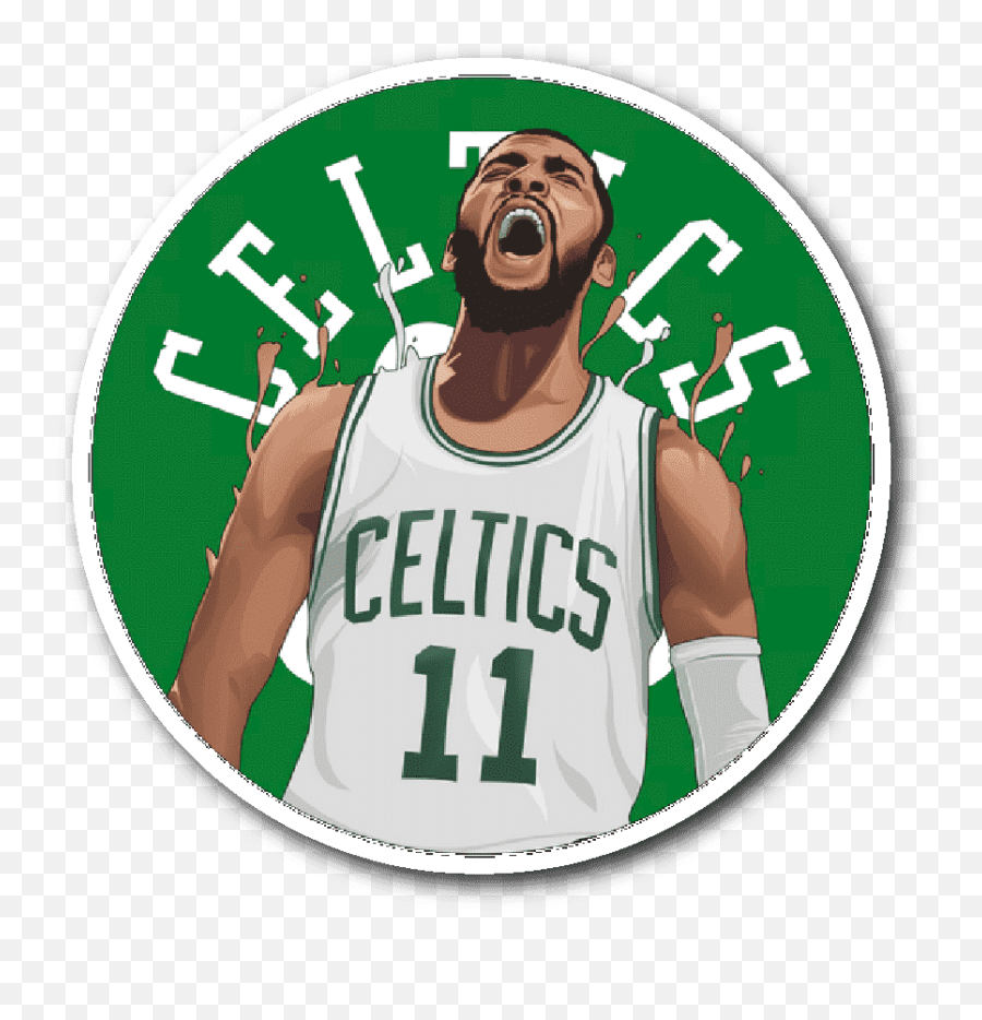 Boston Celtics Logo Png - Celtics Logo Kyrie Irving Emoji,Kyrie Logo