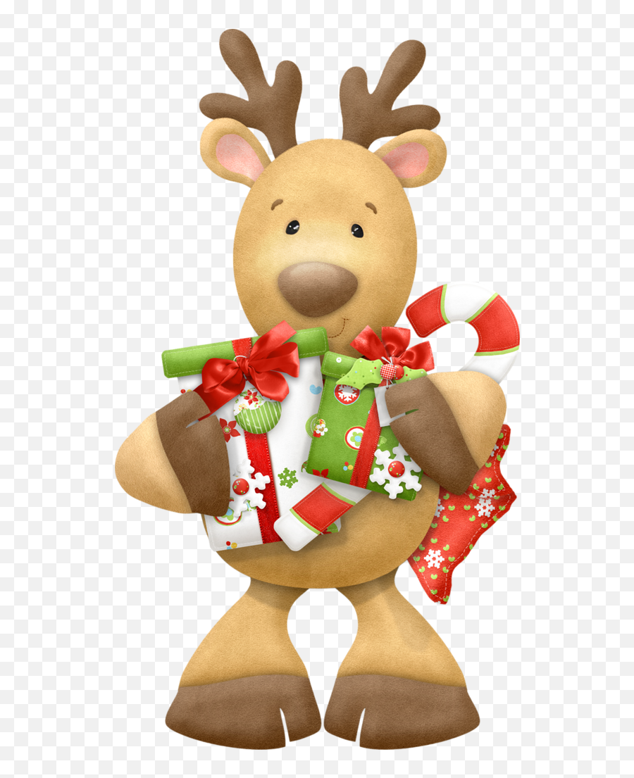 Library Of Cute Christmas Reindeer Graphic Free Library Png - Christmas Reindeer Transparent Clip Art Png Emoji,Reindeer Clipart