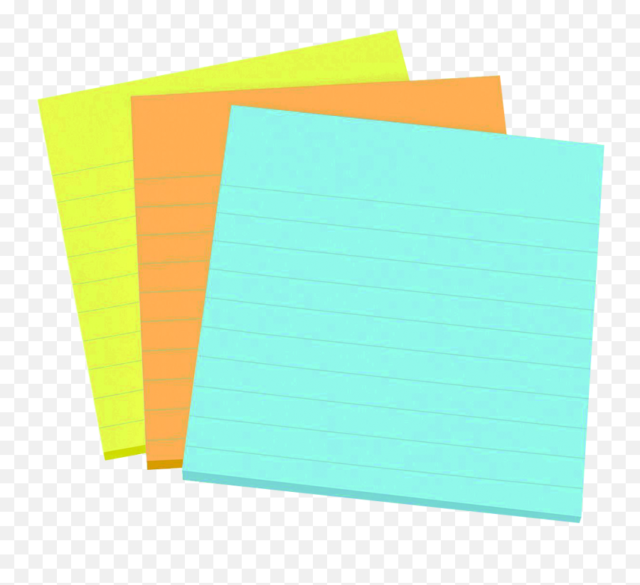 Avery Ultrahold Sticky Note Pad Clipart - Horizontal Emoji,Sticky Note Clipart