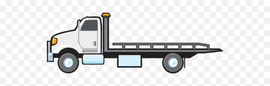 Flatbed Tow Truck Png - Box Isuzu Landscape Dump Truck Draw Emoji,Tow Truck Clipart