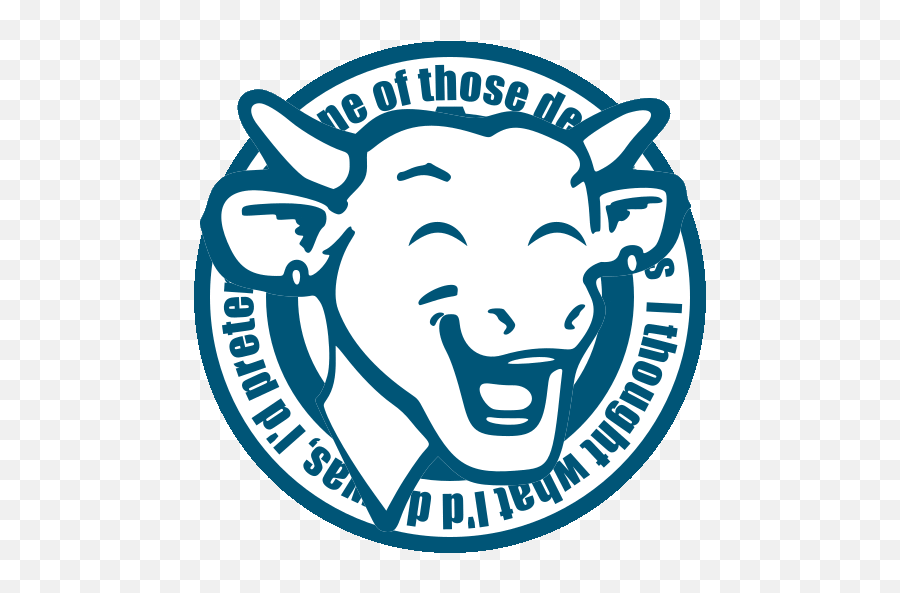 The Laughing Cow - Laughing Cow Logo Black And White Emoji,Laughing Man Logo