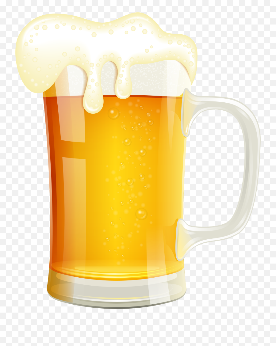 Beer Glass Vector Png Transparent Png - Transparent Beer Mug Vector Emoji,Beer Clipart