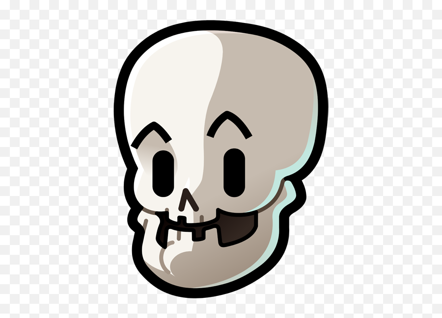 Skull Head Logo Designs Themes - Portable Network Graphics Emoji,Skeleton Logo