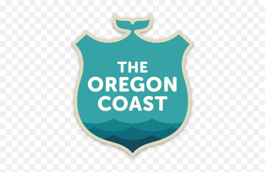 The Oregon Coast Official Logo Sticker - Language Emoji,Oregon Logo