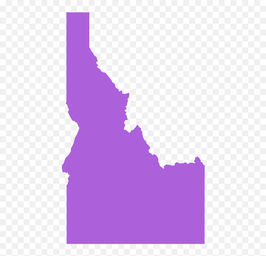 Idaho Map Silhouette - Idaho Map Silhouette Emoji,Idaho Clipart
