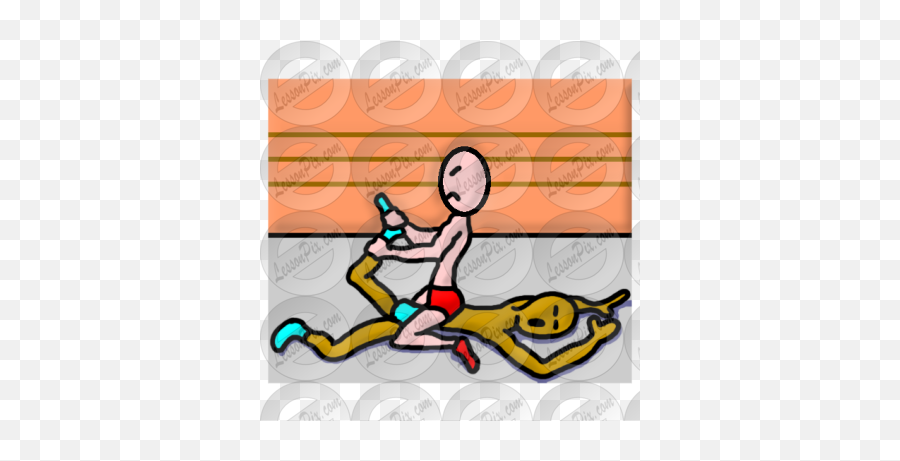 Wrestling Picture For Classroom - For Running Emoji,Wrestling Clipart