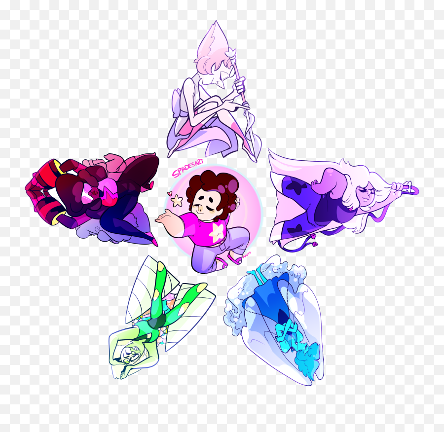 Garnet Steven Universe Pearl Gemstone Crystal - Steven Emoji,Gemstone Clipart