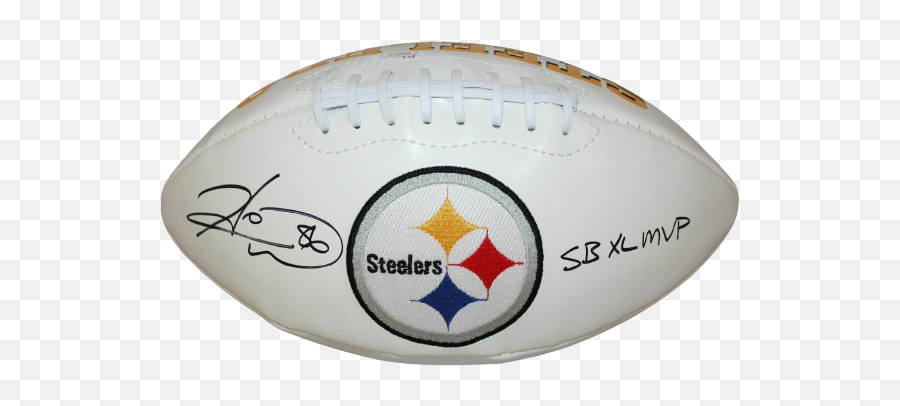 Hines Ward Pittsburgh Steelers Signed Pittsburgh Steelers Logo Football With Sb Xl Mvp Jsa Coa Emoji,Steeler Logo Pic