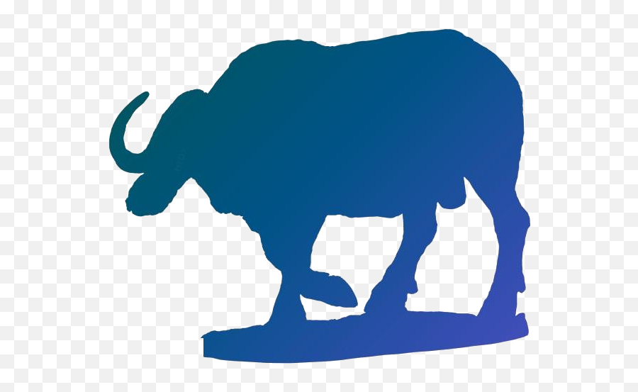 Transparent Running Buffalo Clipart - Animal Figure Emoji,Buffalo Clipart