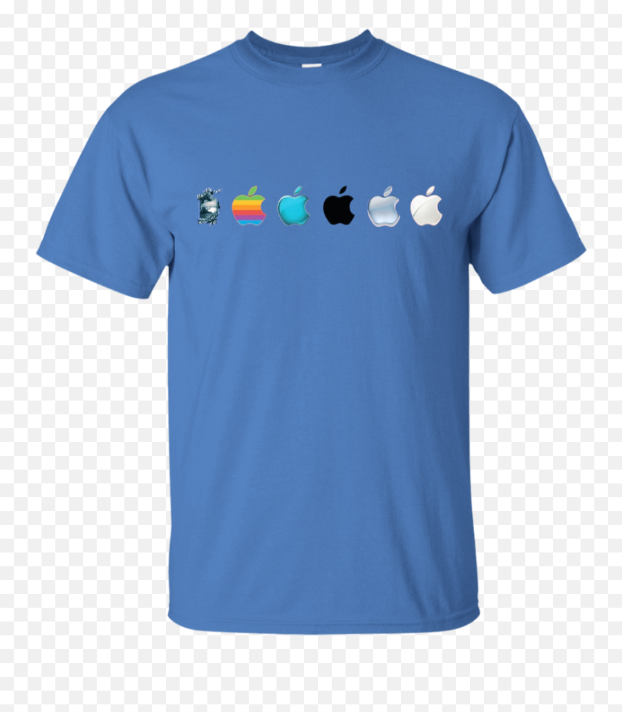Apple Logo Evolution History T - Shirt U2013 Newmeup Emoji,Logo Evolutions