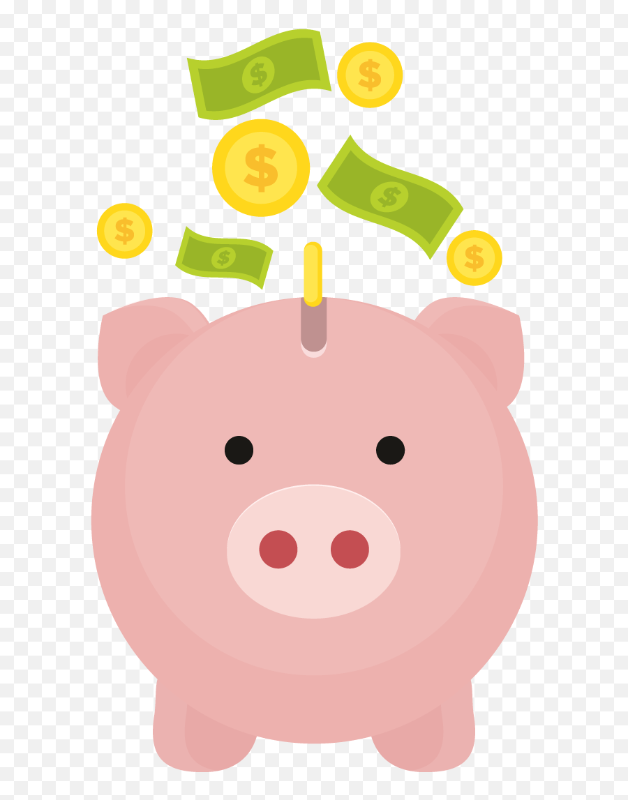 White - Piggy Bank Emoji,Pig Clipart Black And White