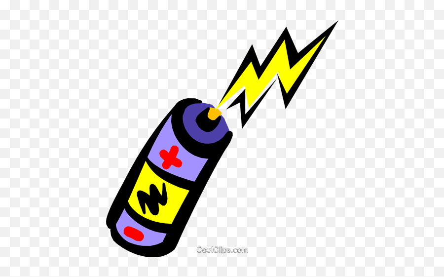 Battery Royalty Free Vector Clip Art Illustration - Envi0170 Language Emoji,Battery Clipart
