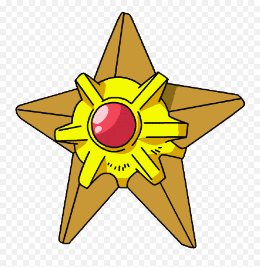 Clipart Star Sherrif - Pokemon Staryu Png Download Full Girly Emoji,Png Download
