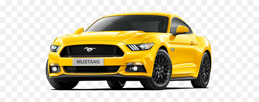 Yellow Ford Mustang Png Clipart - Mustang Gt Price In India 2019 Emoji,Mustang Clipart