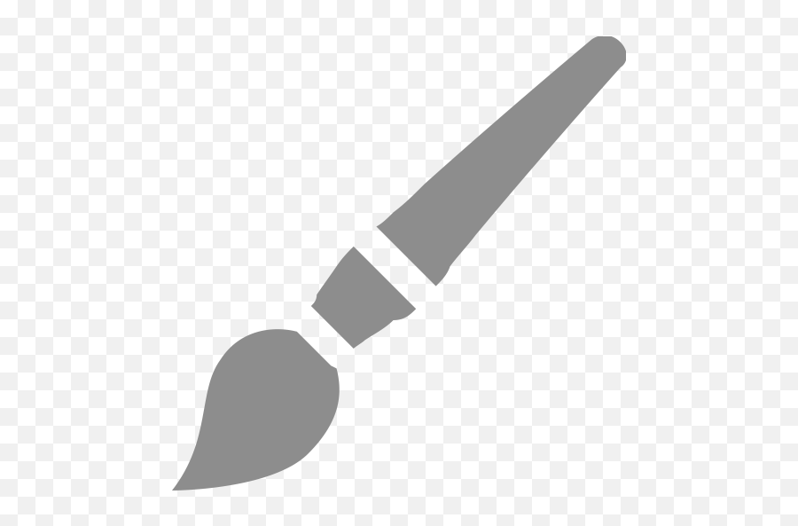 Paintbrush Icon Png - Transparent Background Paintbrush Clipart Emoji,Paintbrush Png
