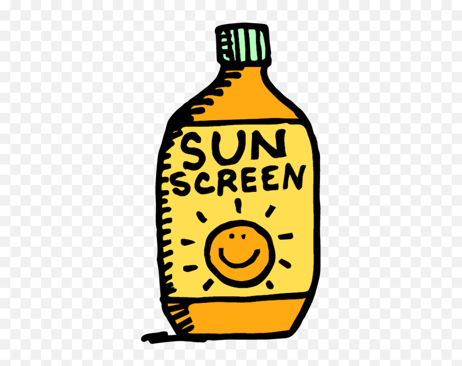 Sunscreen - Sunscreen Clipart Emoji,Sunscreen Clipart