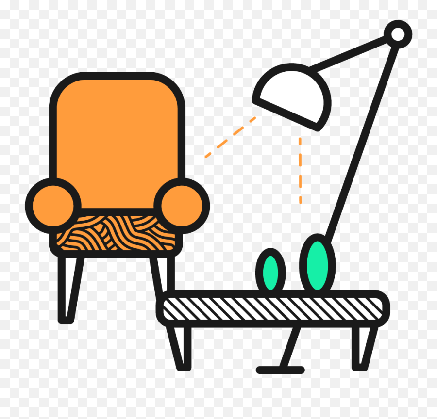 Furniture Clipart Interior Design - Interior Design Transparent Gif Emoji,Furniture Clipart