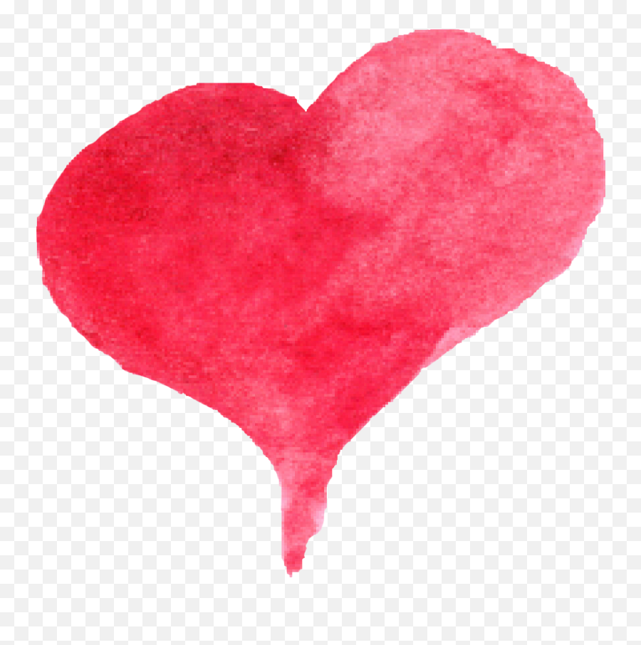 10 Red Watercolor Heart Png Transparent Onlygfxcom - Girly Emoji,Red Heart Transparent Background