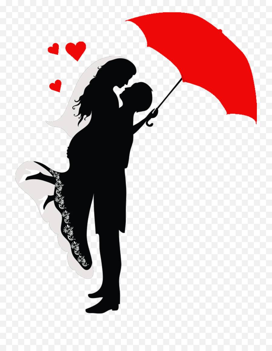 Download Romance Couple Silhouette Drawing Hugging Free - Romantic Couple Hugging Silhouette Emoji,Hugging Clipart