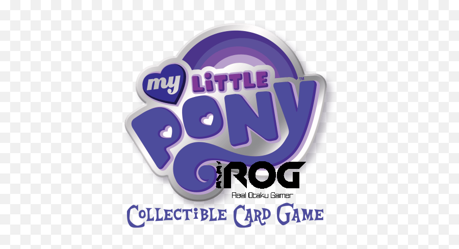 Mlp Card Game Logo Real Otaku Gamer - Real Otaku Gamer Is My Little Pony Friendship Emoji,Gamer Logo