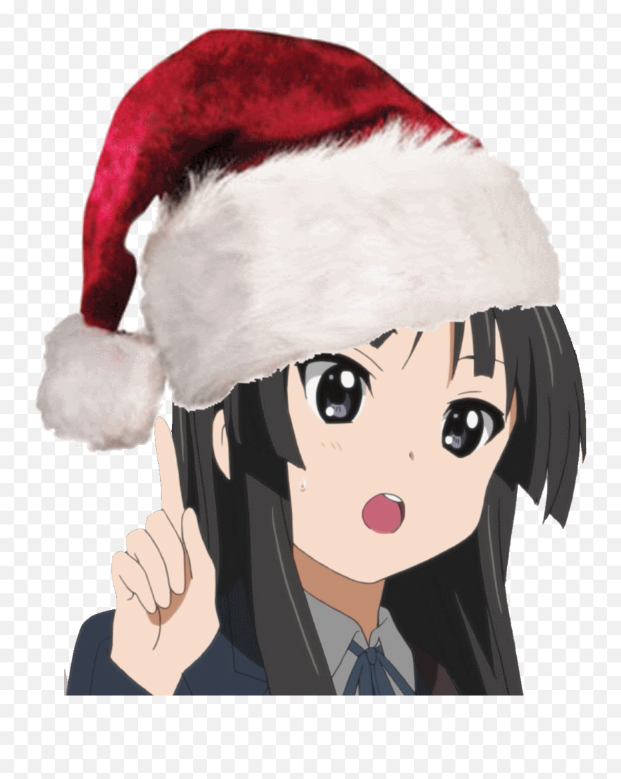 Anime Santa Hat - Santa Claus Hat Emoji,Santa Hat Png