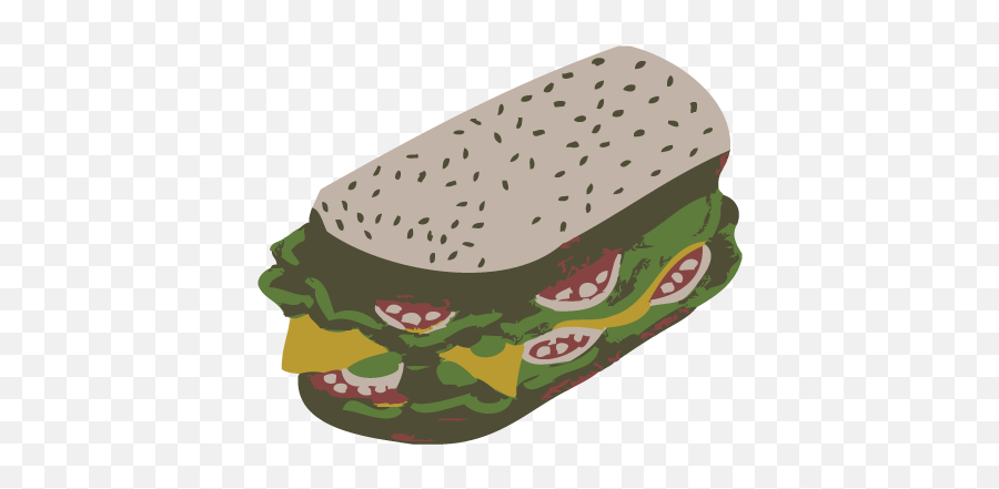 Download Sandwich Clipart Deli Sandwich - Hamburger Bun Emoji,Sandwich Clipart