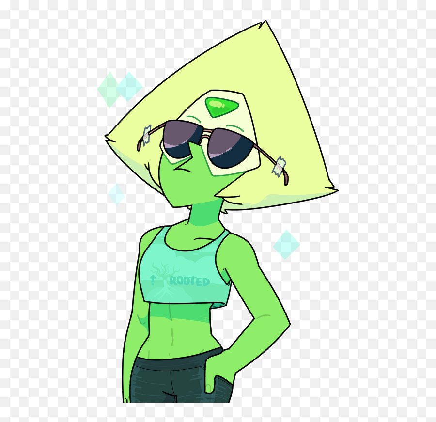 You Think Peridot Would Ever Wear A Crop Top To Relate To Emoji,Vision Clipart