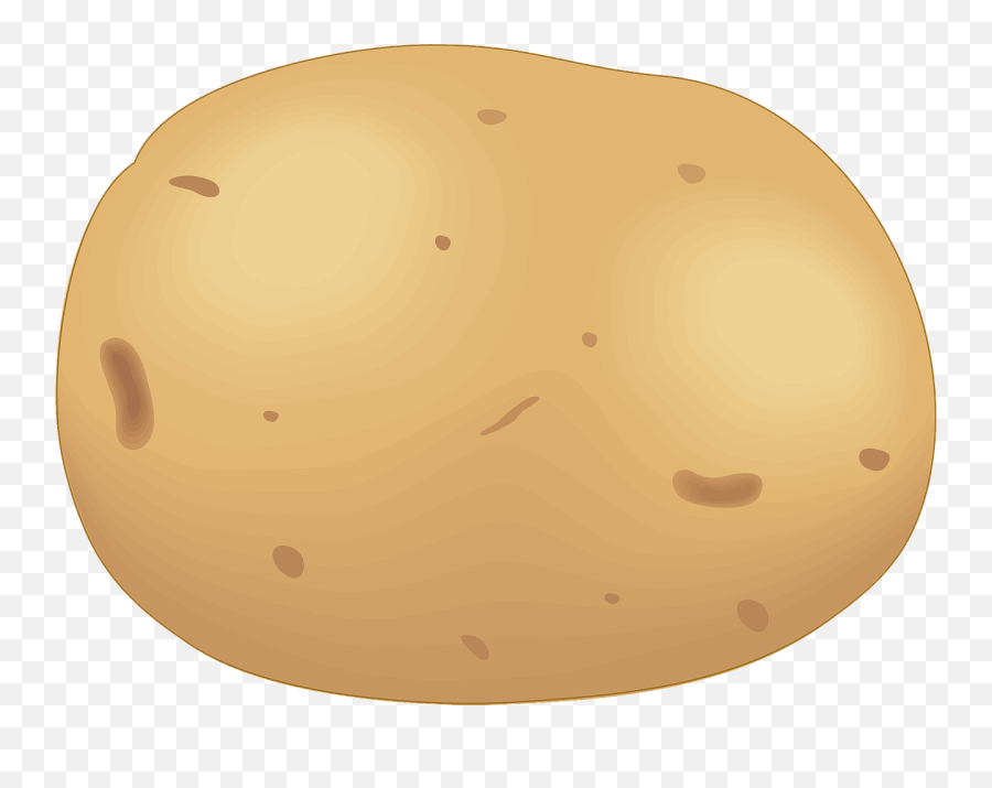 Potato Clipart - Dot Emoji,Potato Clipart
