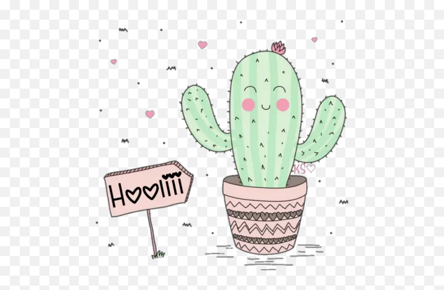 Sticker Maker - Cactus Cute Emoji,Cute Cactus Png
