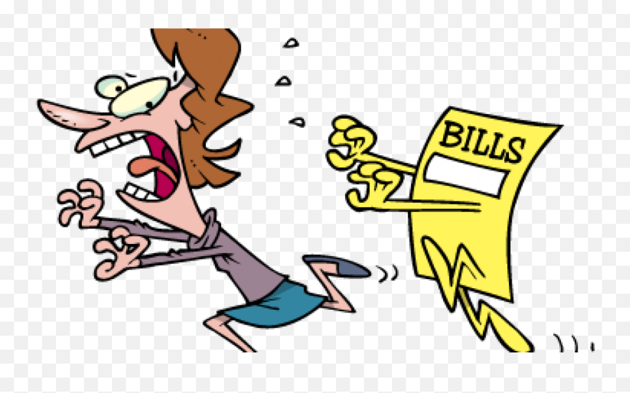Bills Clipart Telephone Bill - Pay Bills Clipart Png Paying Bills Clip Art Emoji,Dollar Bill Clipart